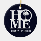 HOME James Island Keramisch Ornament (Voorkant)