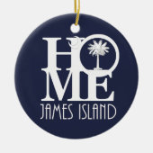 HOME James Island Keramisch Ornament (Voorkant)