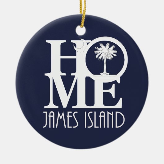 HOME James Island Keramisch Ornament (Voorkant)