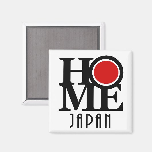 HOME Japan (Engels) Magneet (Voorkant / Achterkant)