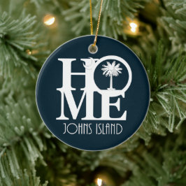 HOME Johns Island, South Carolina Keramisch Ornament