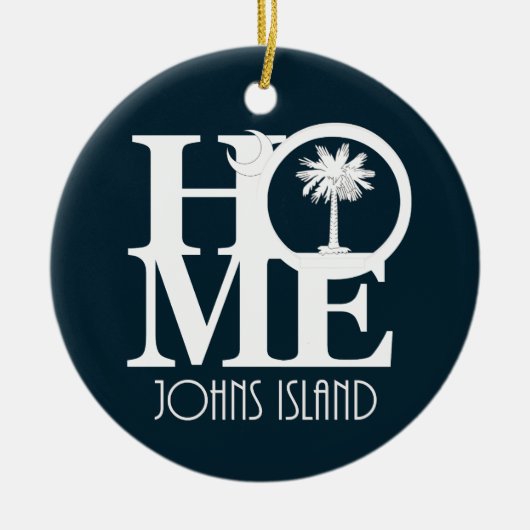 HOME Johns Island, South Carolina Keramisch Ornament (Voorkant)