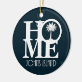 HOME Johns Island, South Carolina Keramisch Ornament (Links)