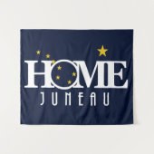 HOME Juneau Alaska Wandkleed (Voorkant (horizontaal))
