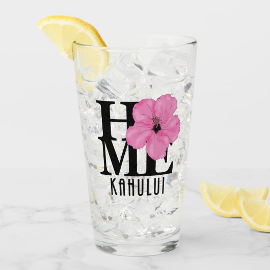HOME Kahului Pink Glas (Voorkant ijs)