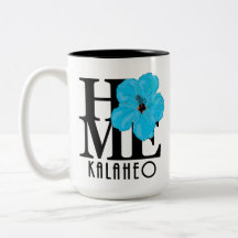 HOME Kalaheo Blue Hibiscus "15oz