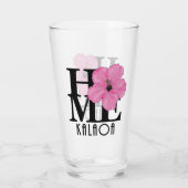 HOME Kalaoa Pink Glas (Achterkant)