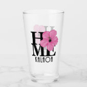 HOME Kalaoa Pink Glas (Voorkant)