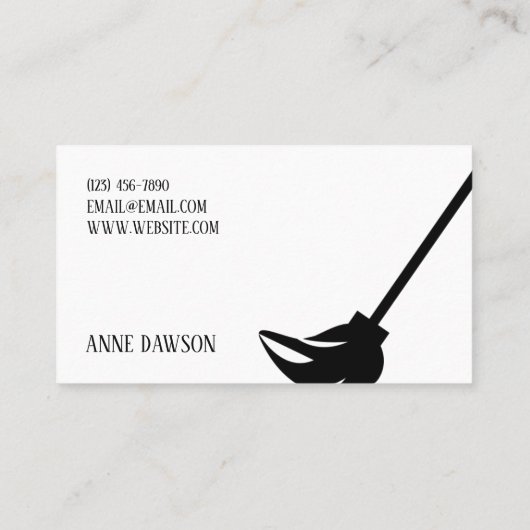 Home & Kantoor Cleaning Company Visitekaartje (Achterkant)