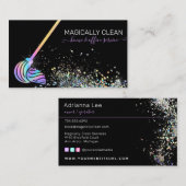 Home & Kantoor Cleaning of Maid Service Holographi Visitekaartje (Voorkant / Achterkant)