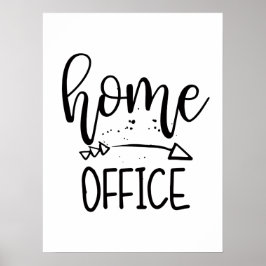 Home Kantoor Fixer-upper Kantoor Home Workspace Poster