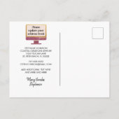 Home Kantoor Nieuw adres Computerscherm verplaatse Aankondigingskaart (Achterkant)