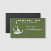 Home & Kantoor Pro Schoonmaak Magnetisch Visitekaa (Voorkant / Achterkant)