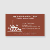 Home & Kantoor Pro Schoonmaak Magnetisch Visitekaa (Voorkant)