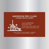 Home & Kantoor Pro Schoonmaak Magnetisch Visitekaa