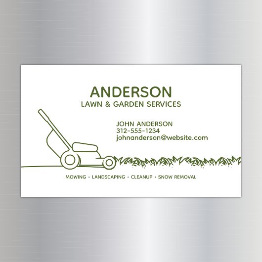 Home & Kantoor Pro Schoonmaak Magnetisch Visitekaa