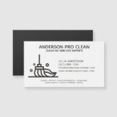 Home & Kantoor Pro Schoonmaak Magnetisch Visitekaa (Voorkant / Achterkant)