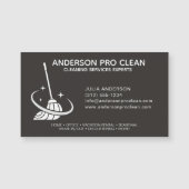 Home & Kantoor Pro Schoonmaak Magnetisch Visitekaa (Voorkant)