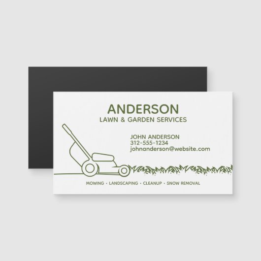 Home & Kantoor Pro Schoonmaak Magnetisch Visitekaa (Voorkant / Achterkant)