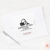Home & Kantoor Pro Schoonmaak Vierkante Sticker (Envelop)