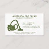 Home & Kantoor Pro Schoonmaakservice Groen Visitekaartje (Voorkant)