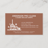 Home & Kantoor Pro Schoonmaakservice Terracotta Visitekaartje (Voorkant)