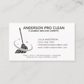 Home & Kantoor Professionele schoonmaakservice zwa Visitekaartje (Voorkant)