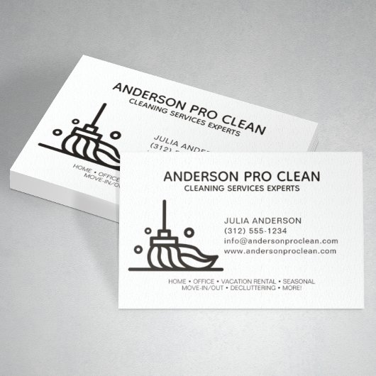 Home & Kantoor Professionele schoonmaakservice zwa Visitekaartje