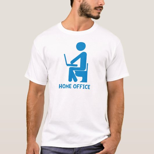 Home Kantoor T-shirt (Voorkant)