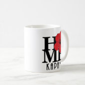 HOME Kapa'a Hawaii Red Hibiscus 11oz Koffiemok (Voorkant rechts)