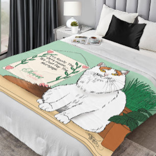 Home Kat Home Fleece Deken