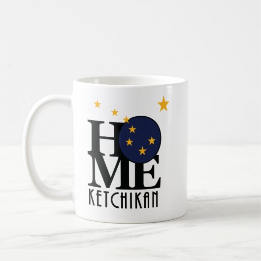 HOME Ketichikan Alaska 11oz Koffiemok (Links)