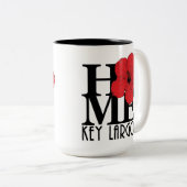 HOME Key Largo 15oz Tweekleurige Koffiemok (Voorkant rechts)