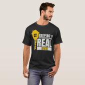 Home Key Real Estate Agent Realtor bewaart het onr T-shirt (Voorkant volledig)