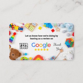 Home Kinderopvang Google Review Sjabloon met QR - Visitekaartje