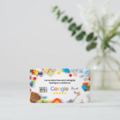 Home Kinderopvang Google Review Sjabloon met QR - Visitekaartje (Staand voorkant)