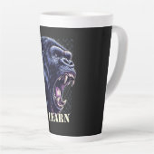 Home/Kitchen Angry Gorilla Lessons Learn Latte Mug Latte Mok (Rechterhoek)