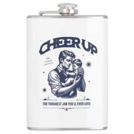 HOME/KITCHEN DADDY CHEER UP VINYL WRAP FLASK  HEUPFLES