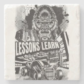 Home/Kitchen Legendary Gorilla Stone Coaster Stenen Onderzetter (Voorkant)
