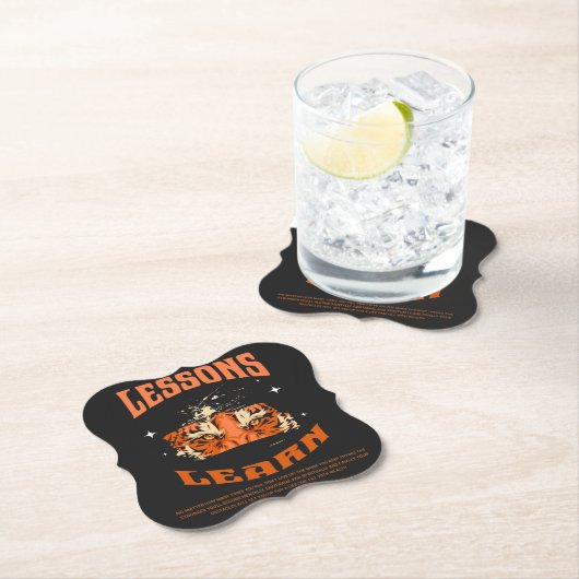 Home/Kitchen Resilient Gorilla Paper Coaster Kartonnen Onderzetters (Insitu)