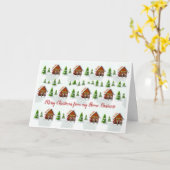 Home Klein Bedrijf Kerstkaart - dank u Kaart (Gele Bloem)