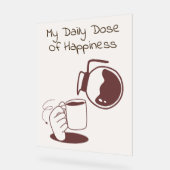 Home Koffiezetapparaat Koffiekoek Acryl Bord (Hoek)