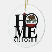HOME Laguna Beach California Keramisch Ornament (Links)