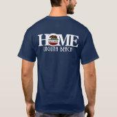 HOME Laguna Beach (witte tekst) T-shirt (Achterkant)