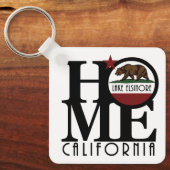 HOME Lake Elsinore Californië Sleutelhanger (Voorkant)