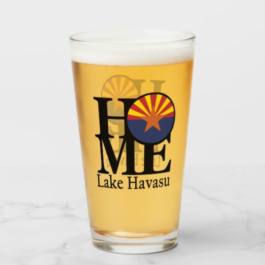 HOME Lake Havasu Glas (Achterkant gevuld)