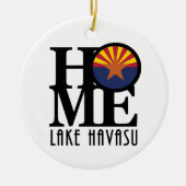 HOME Lake Havasu Keramisch Ornament (Voorkant)