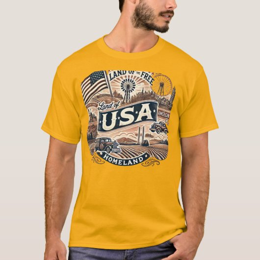 Home land America T-shirt (Voorkant)