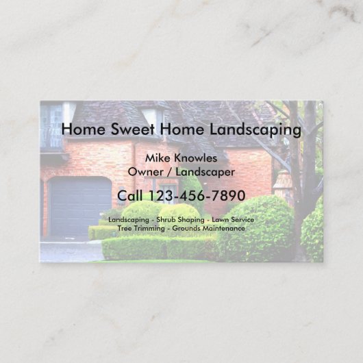 Home Landschapsarchitectuur Visitekaartje (Voorkant)