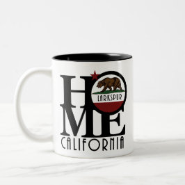 HOME Larkspur California 11oz keramische producten Tweekleurige Koffiemok